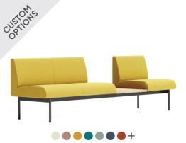 Bond Section 2 + 1 Seat with Side Table In-between