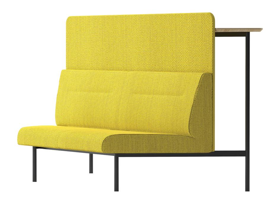 Bond Corner Cut Backboard High Bar Table
