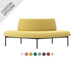 Bond 3 Seat Outward Curve