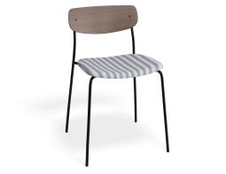 P 1 Rylie Chair Walnut Bluestripe