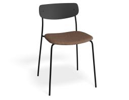 P 1 Rylie Chair Black Printedsuede