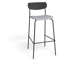 P 1 Rylie Barstool Black Bluestripe2