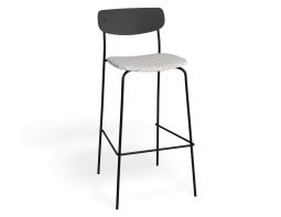 P 1 Rylie Barstool Black Geometricpattern