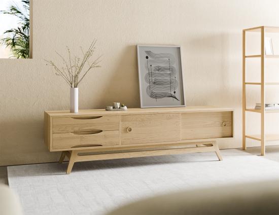 Dane Oak TV Cabinet - 180cm
