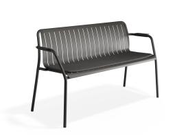 P 3 Roku Gardenbenchseatpad Charcoal