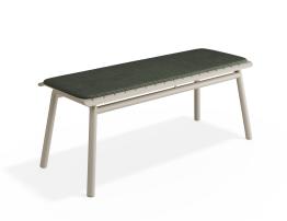 Bench with Green Cushion image