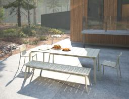 L 1 Roku Diningsetbenches Latte