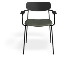 P 4 Rylie Armchair Ashblack Greenpu