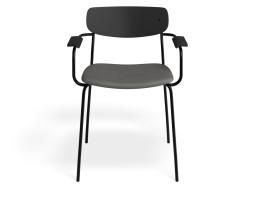 P 4 Rylie Armchair Ashblack Greypu