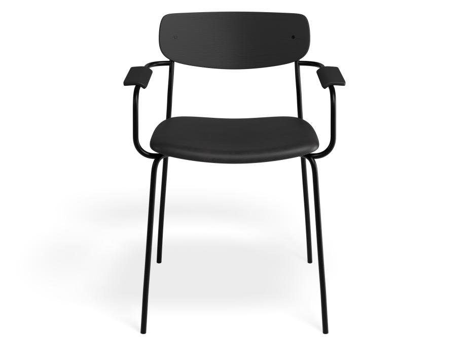 P 4 Rylie Armchair Ashblack Blackpu