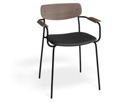 Black Vegan Leather Seat image