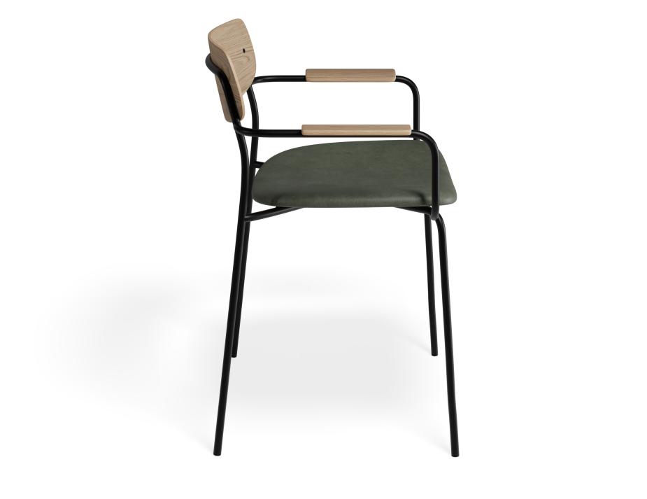 P 3 Rylie Armchair Ashnatural Greenpu