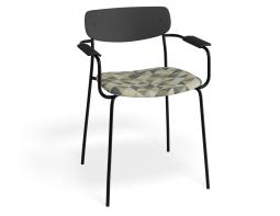 P 1 Rylie Armchair Black Eucalyptpyramid