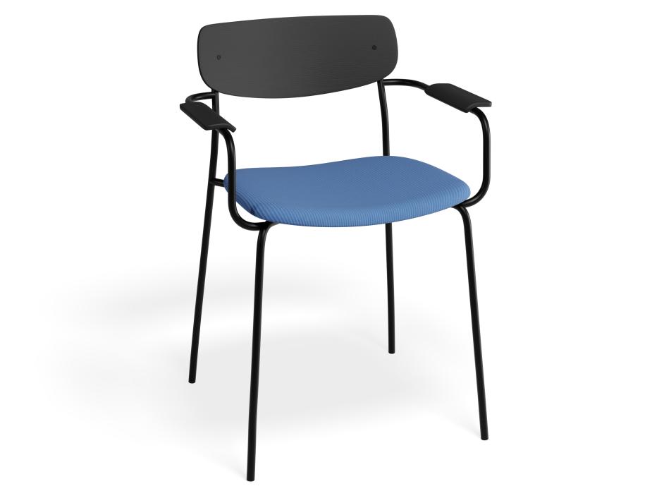P 1 Rylie Armchair Black Bluecorduroy