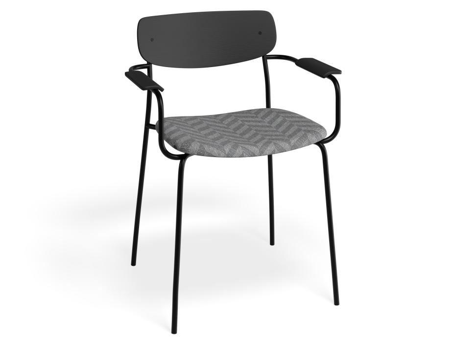 P 1 Rylie Armchair Black Lazaruslupine
