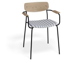 P 1 Rylie Armchair Natural Bluestripe