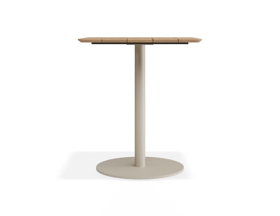 P 3 Roku Teakcafetable 65x65 Latte