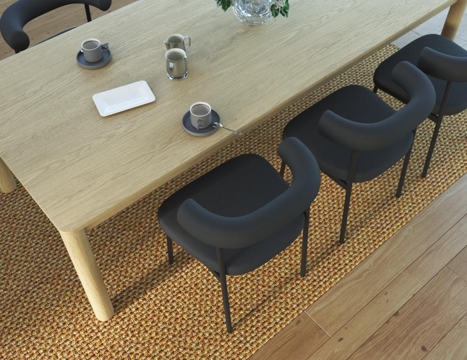 L 2 Marlowe Diningchair Anthracite