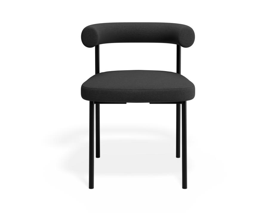 P 4 Marlowe Diningchair Black Anthracite