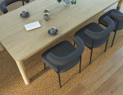 L 2 Marlowe Diningchair Sohogrey