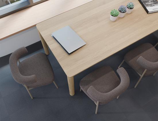 Marlowe Dining Chair - Grey Legs - Oyster Grey Fabric 
