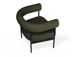 P 5 Marlowe Loungechair Black Green