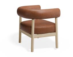 P 3 Marlowe Loungechair Oak Brandy