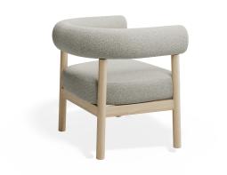P 3 Marlowe Loungechair Oak Ivory