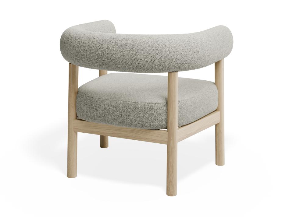 P 2 Marlowe Loungechair Oak Ivory
