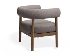 P 3 Marlowe Loungechair Brown Oyster