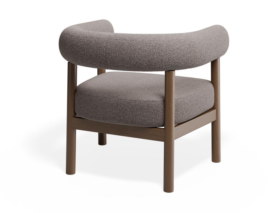 P 2 Marlowe Loungechair Brown Oyster