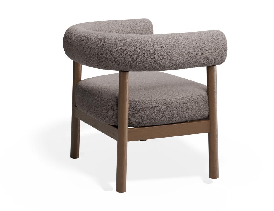 P 3 Marlowe Loungechair Brown Oyster