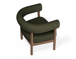 P 5 Marlowe Loungechair Brown Green
