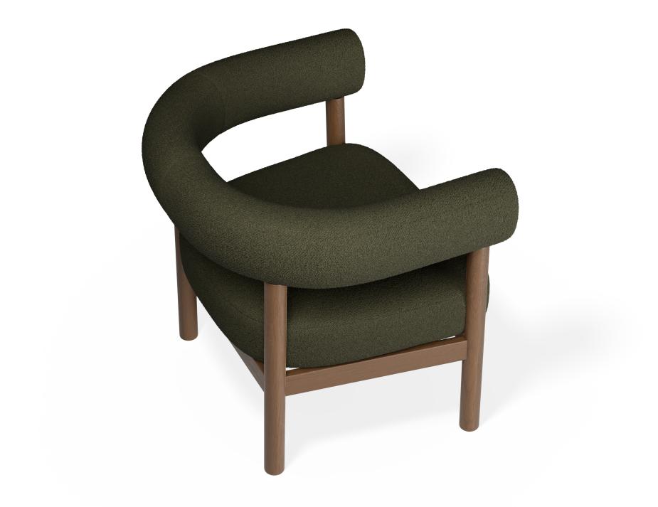 P 5 Marlowe Loungechair Brown Green
