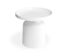 Flare Side Table - White