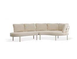Aluna Sofa Left End Open - Latte - Outdoor