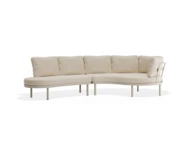 Aluna Sofa Left End Open - Latte - Outdoor