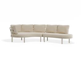 Aluna Sofa Right End Open - Latte - Outdoor