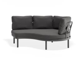 P 1 Aluna Outdoorsofa Armsection Charcoal Darkgrey