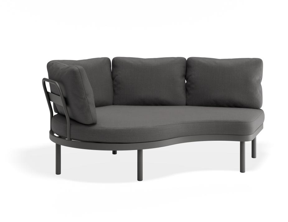 P 1a Aluna Outdoorsofa Armsection Charcoal Darkgrey
