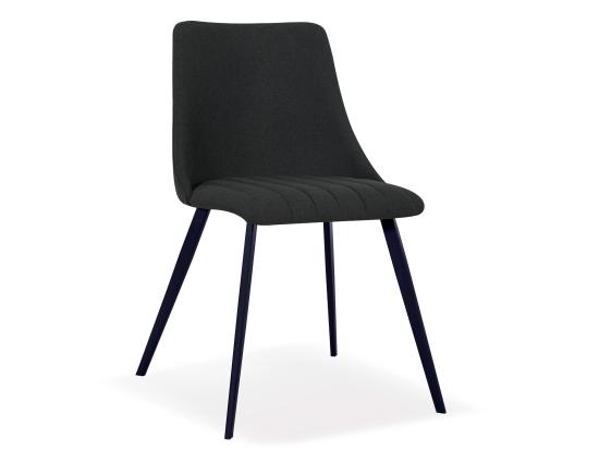 Andorra Dining Chair-Anthracite Fabric	