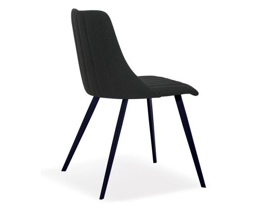 Andorra Dining Chair-Anthracite Fabric	