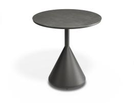 Kora Cafe Table - Outdoor - Charcoal - Basalt Ceramic Top