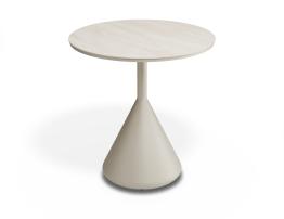 Kora Cafe Table - Outdoor - Latte - Dune Ceramic Top