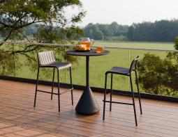 L 1 Kora Bartable Charcoal Basalt