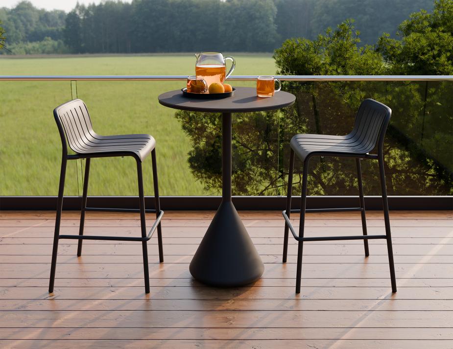 L 2 Kora Bartable Charcoal Basalt