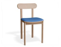 P 1 Zara Diningchair Natural Bluecorduroy