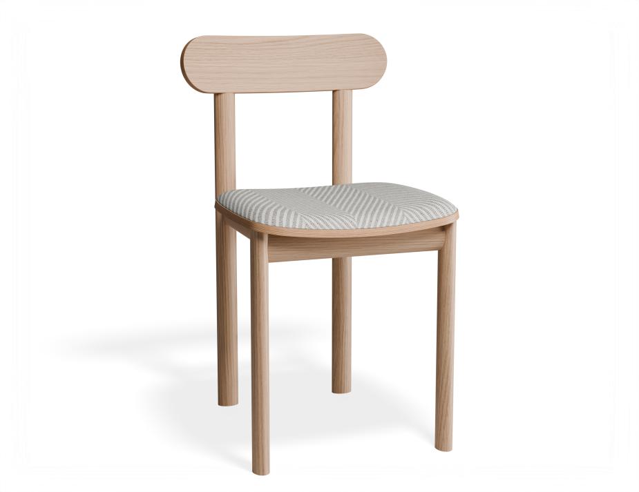P 1 Zara Diningchair Natural Herringbone