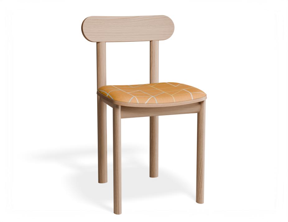 P 1 Zara Diningchair Natural Isometricorange