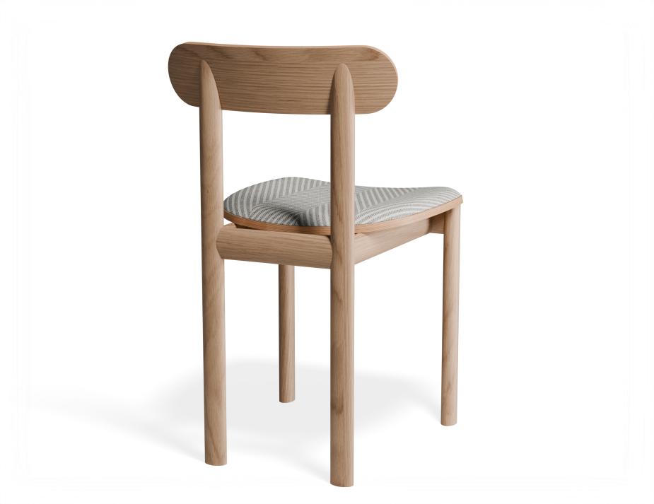 P 2 Zara Diningchair Natural Herringbone